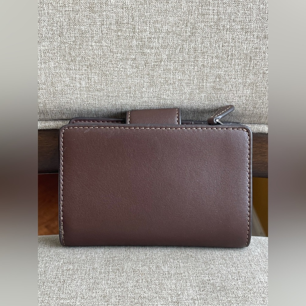 NWT！2PCS COACH TERI SHOULDER BAG WITH RUCHING（CT761）AND MEDIUM WALLET（CR791） - Picture 14 of 16